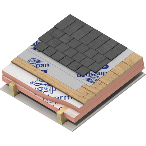 80mm Kingspan Kooltherm K107 Pitched Roof Board 2400mm x 1200mm Pack of 4 (11.52m2)